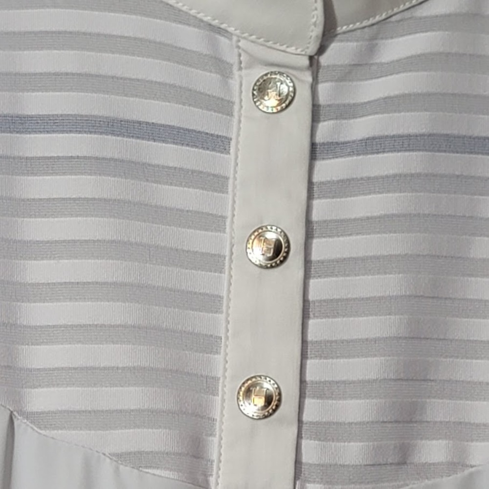 Harcour Equestrian Riding Shirt Size S in White EUC - Picture 5 of 7